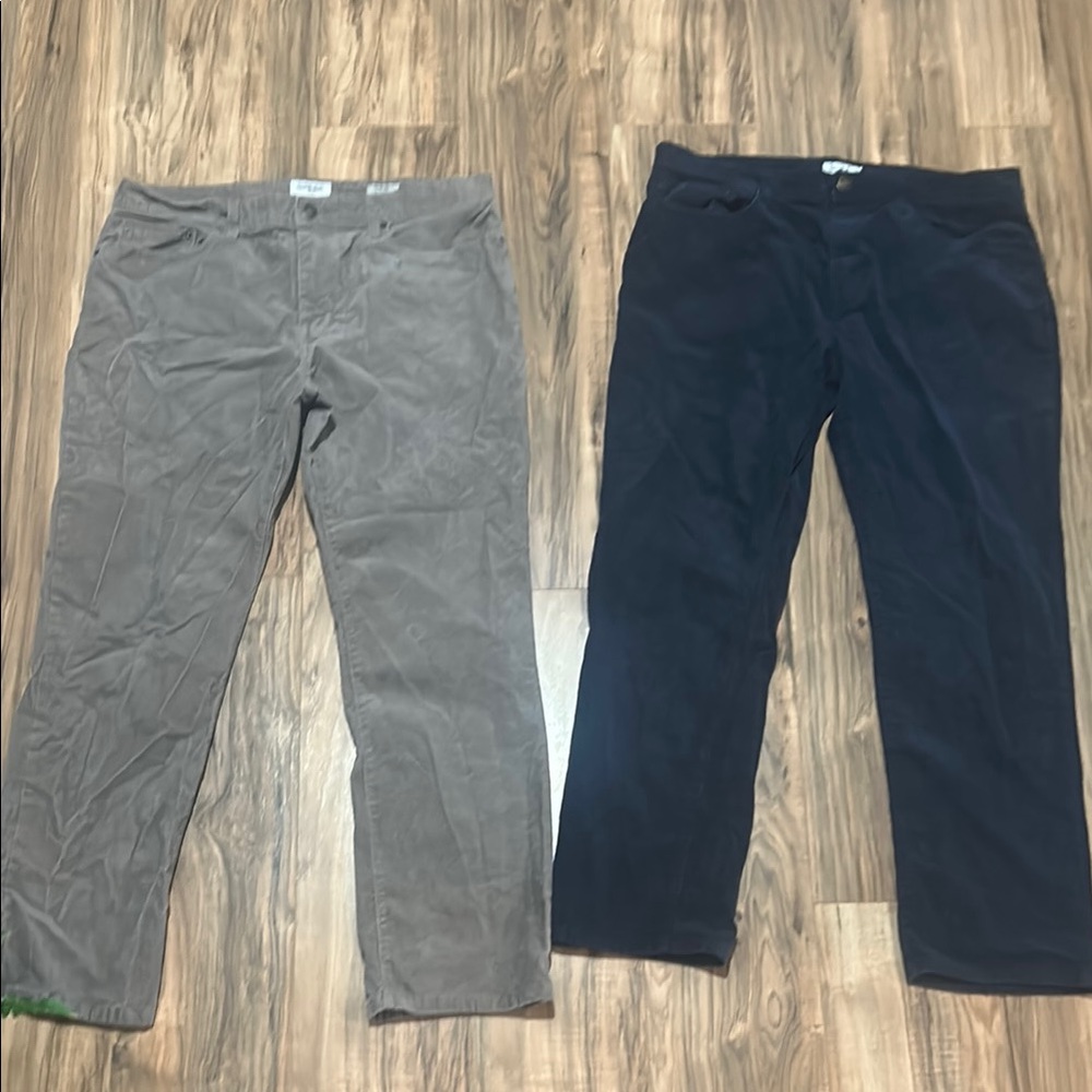 Goodfellow & Co Corduroy Pants Gray and Blue